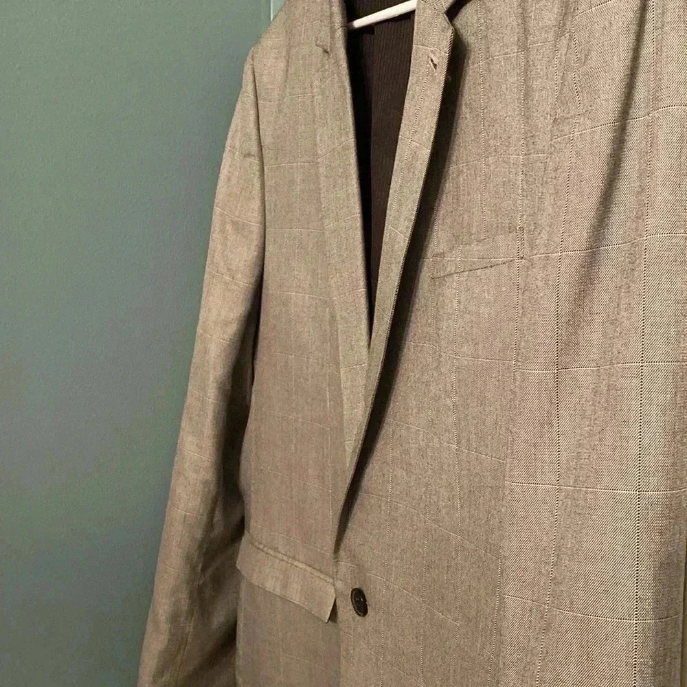 ASOS men’s blazer - size 46 - grey - 2 rear vents